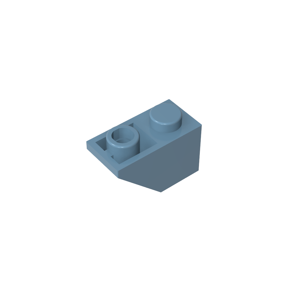 Pendiente invertida 45° 2 x 1-MyGobricksEs