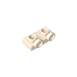 Placa, Modificada 1 x 2 con 2 puntos salientes Invertida-MyGobricksEs