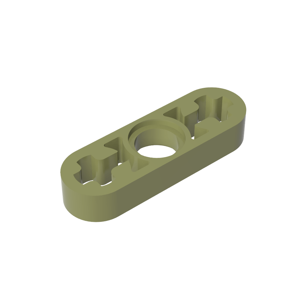 Viga técnica 1 x 3 delgada-MyGobricksEs