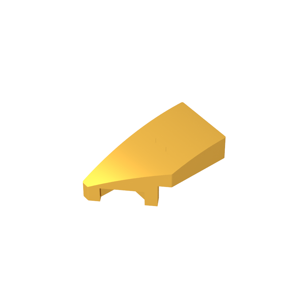 Pendiente curva 2 x 1 con muesca para perno a la izquierda-MyGobricksEs