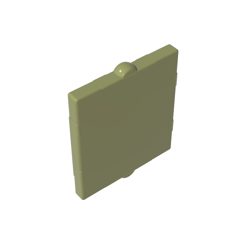 Vidrio para ventana 1 x 2 x 2 plano-MyGobricksEs