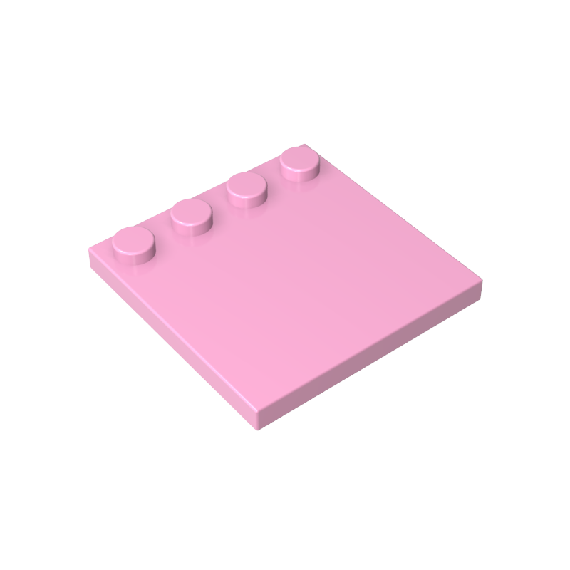 Placas especiales 4x4 con tacos en un borde [lisas]-MyGobricksEs