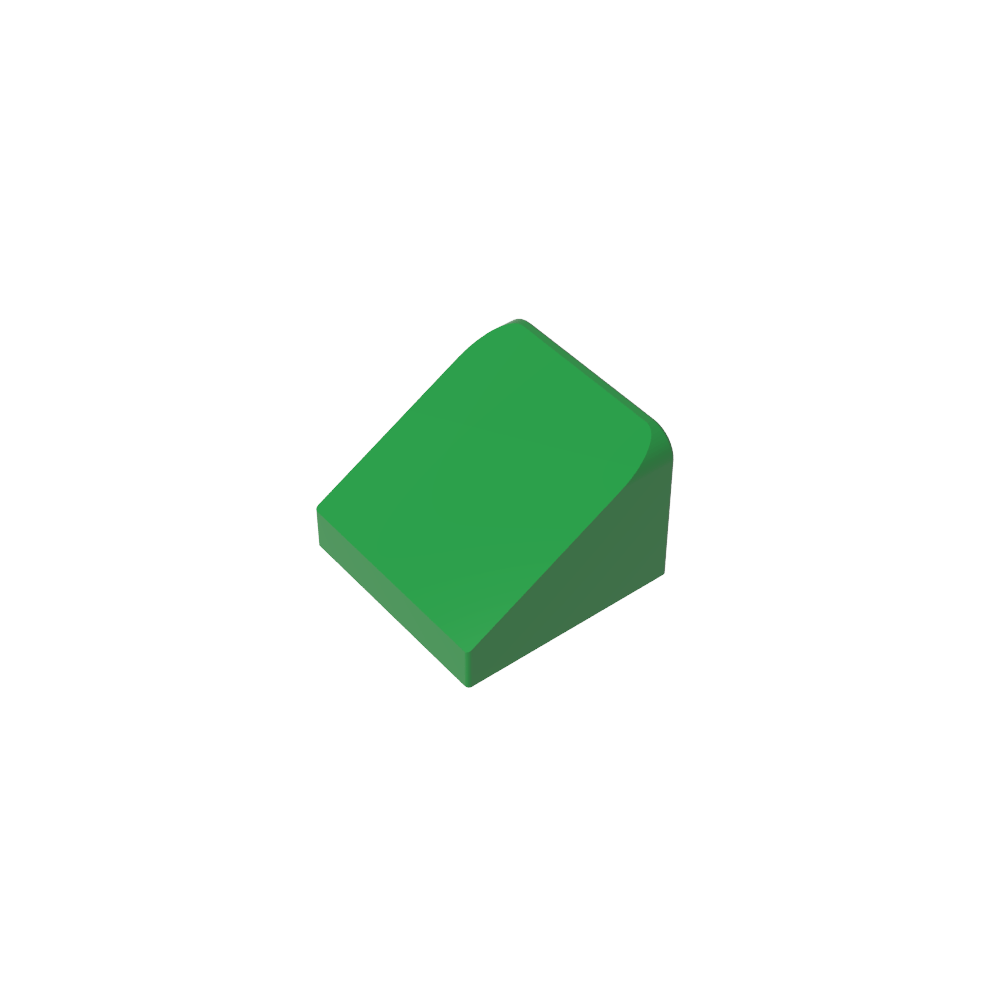 Pendiente 30° 1 x 1 x 2/3 (Pendiente de queso), Pendiente 30 1 x 1 Pendiente-MyGobricksEs