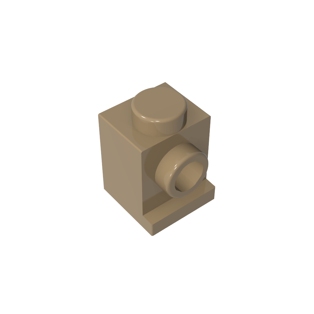 Brick Special 1 x 1 con faro y sin ranura-MyGobricksEs