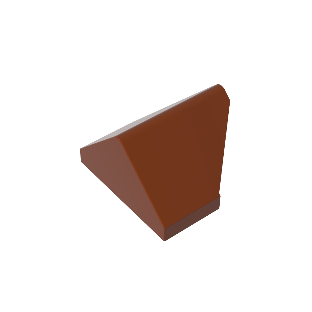 Pendiente 45° 2 x 1 Doble / Invertida con Tubo Inferior-MyGobricksEs