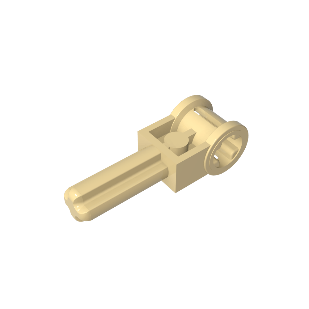 Eje Technic 1.5 con conector de eje perpendicular (mango de inversión de pértiga Technic)-MyGobricksEs