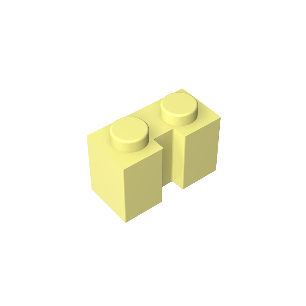 Ladrillo Especial 1 x 2 con Ranura-MyGobricksEs