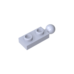 Placa especial 1 x 2 con bola de remolque final-MyGobricksEs