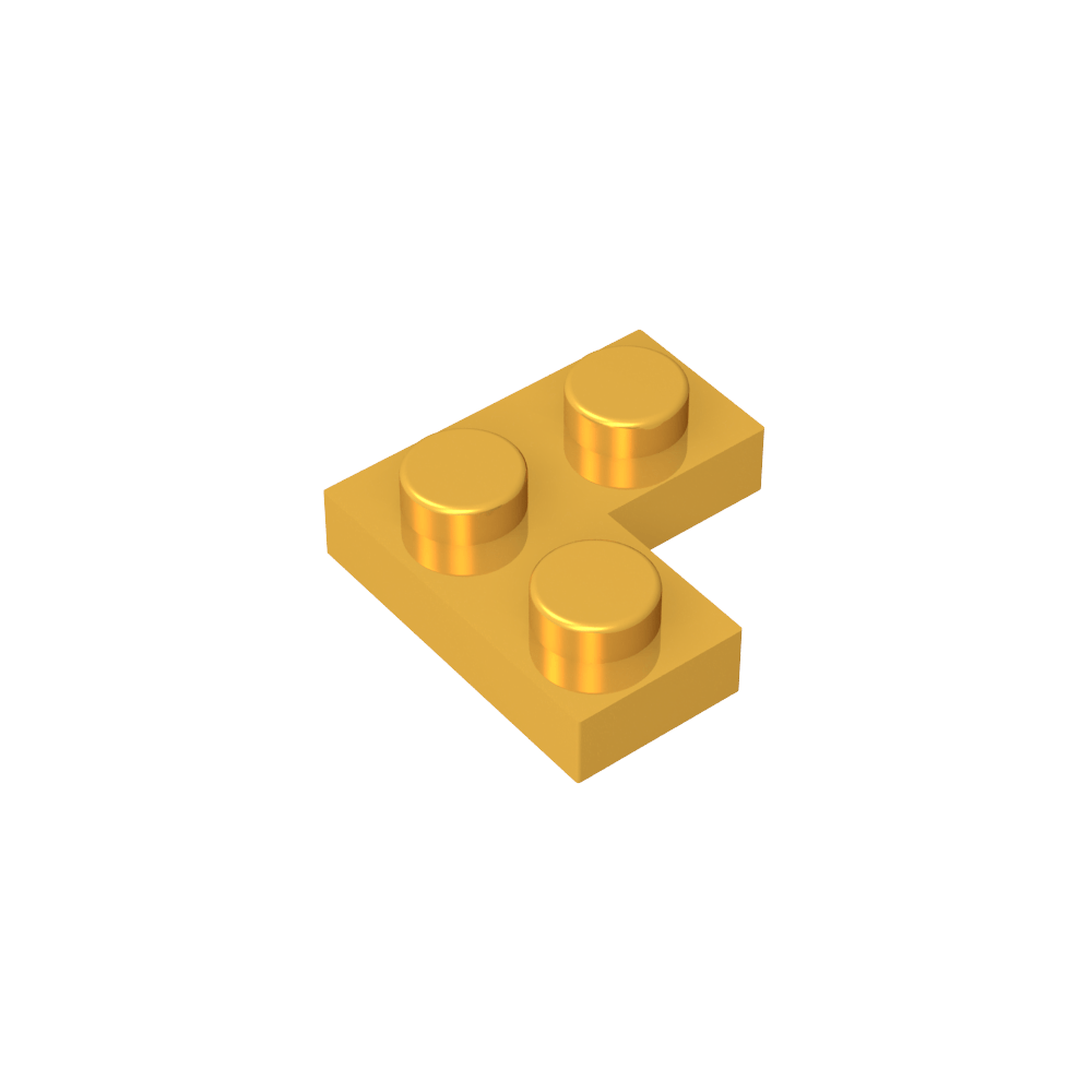 Placa 2 x 2 Esquina-MyGobricksEs