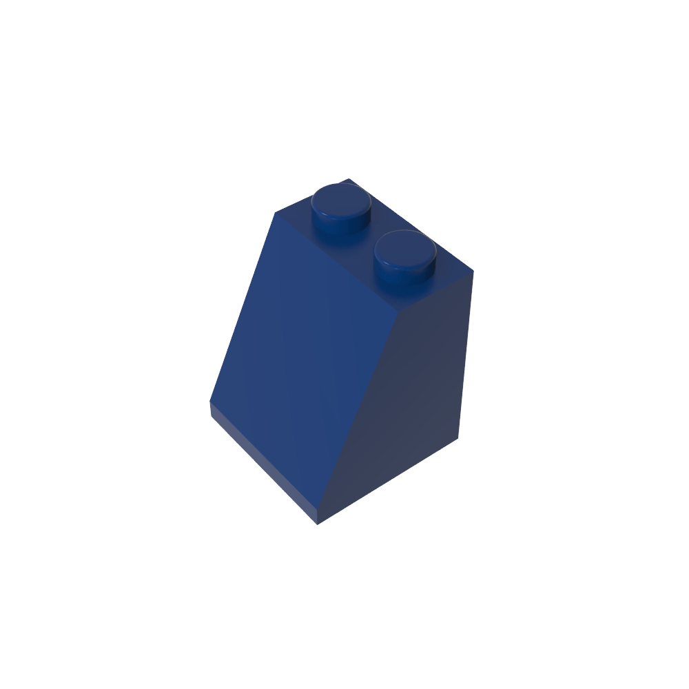 Pendiente 65° 2 x 2 x 2 con tubo inferior-MyGobricksEs