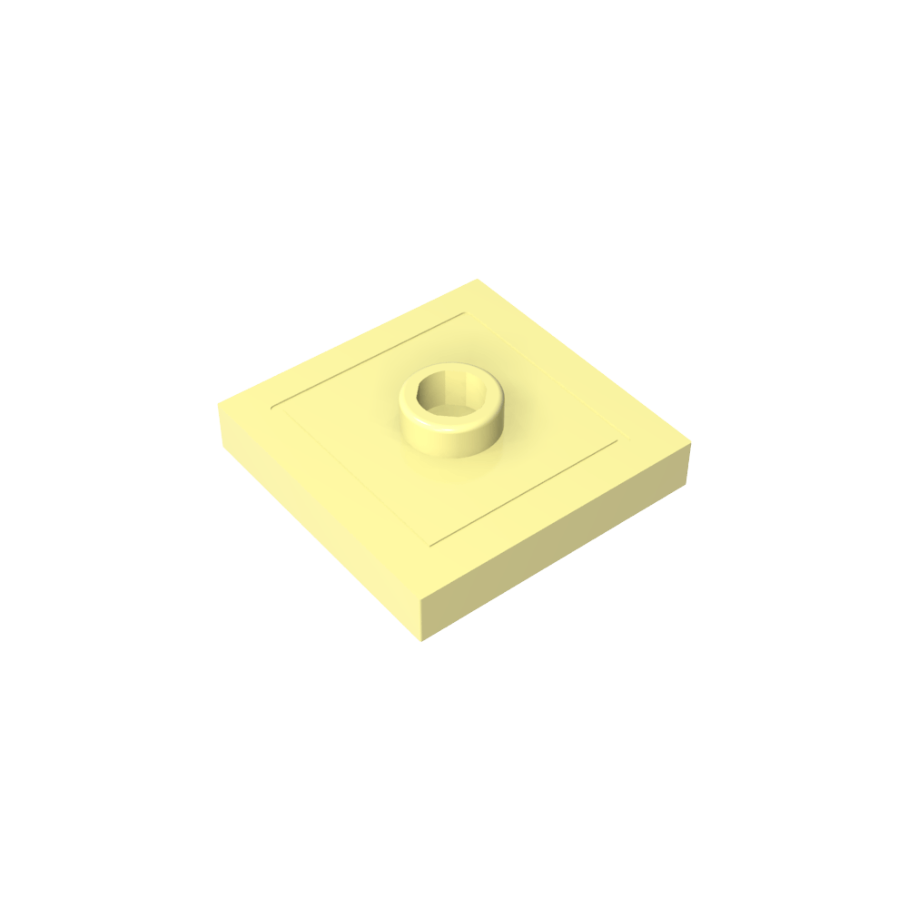Placa especial 2 x 2 con ranura y perno central (puente)-MyGobricksEs