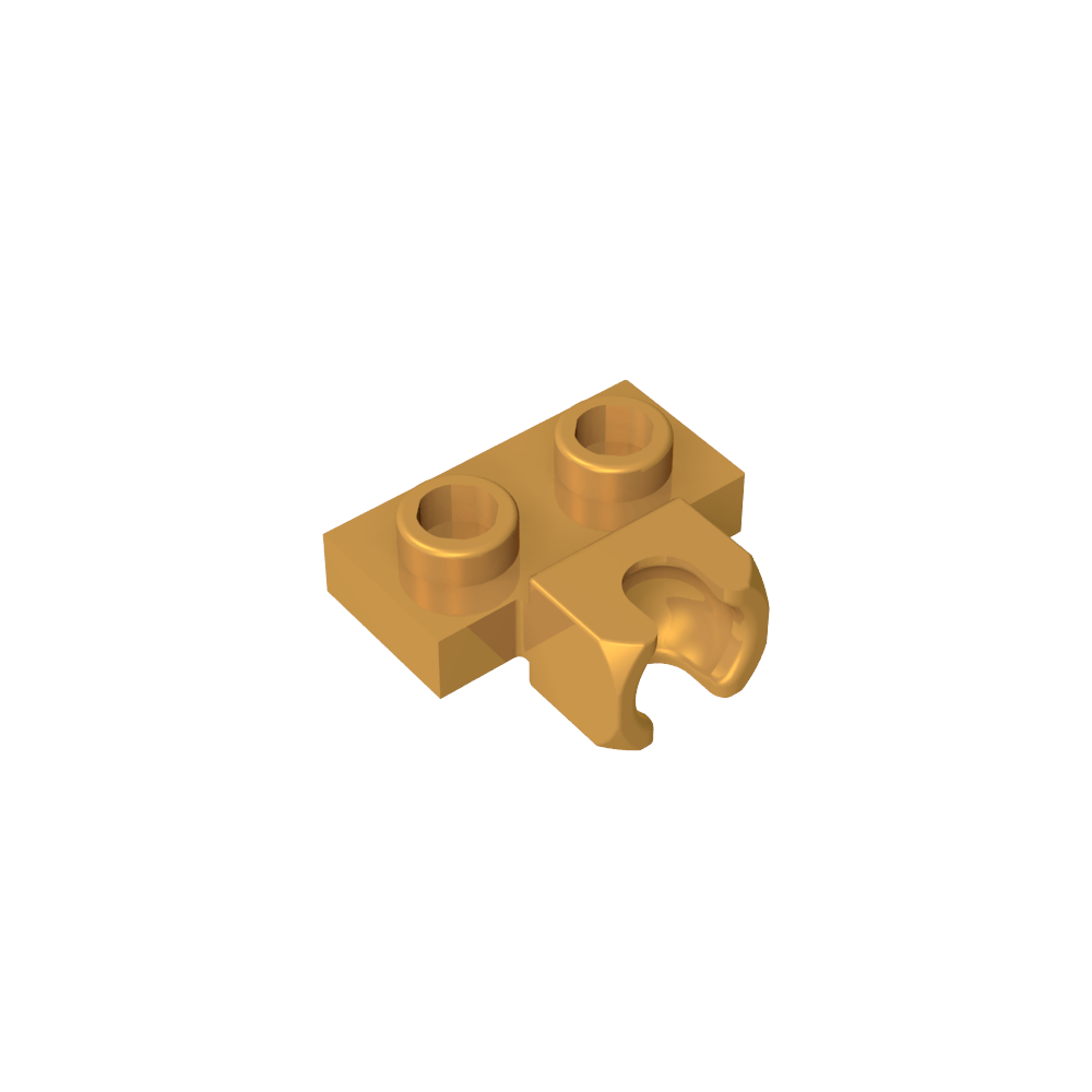 Placa especial 1 x 2 Copa lateral central de 5,9 mm-MyGobricksEs