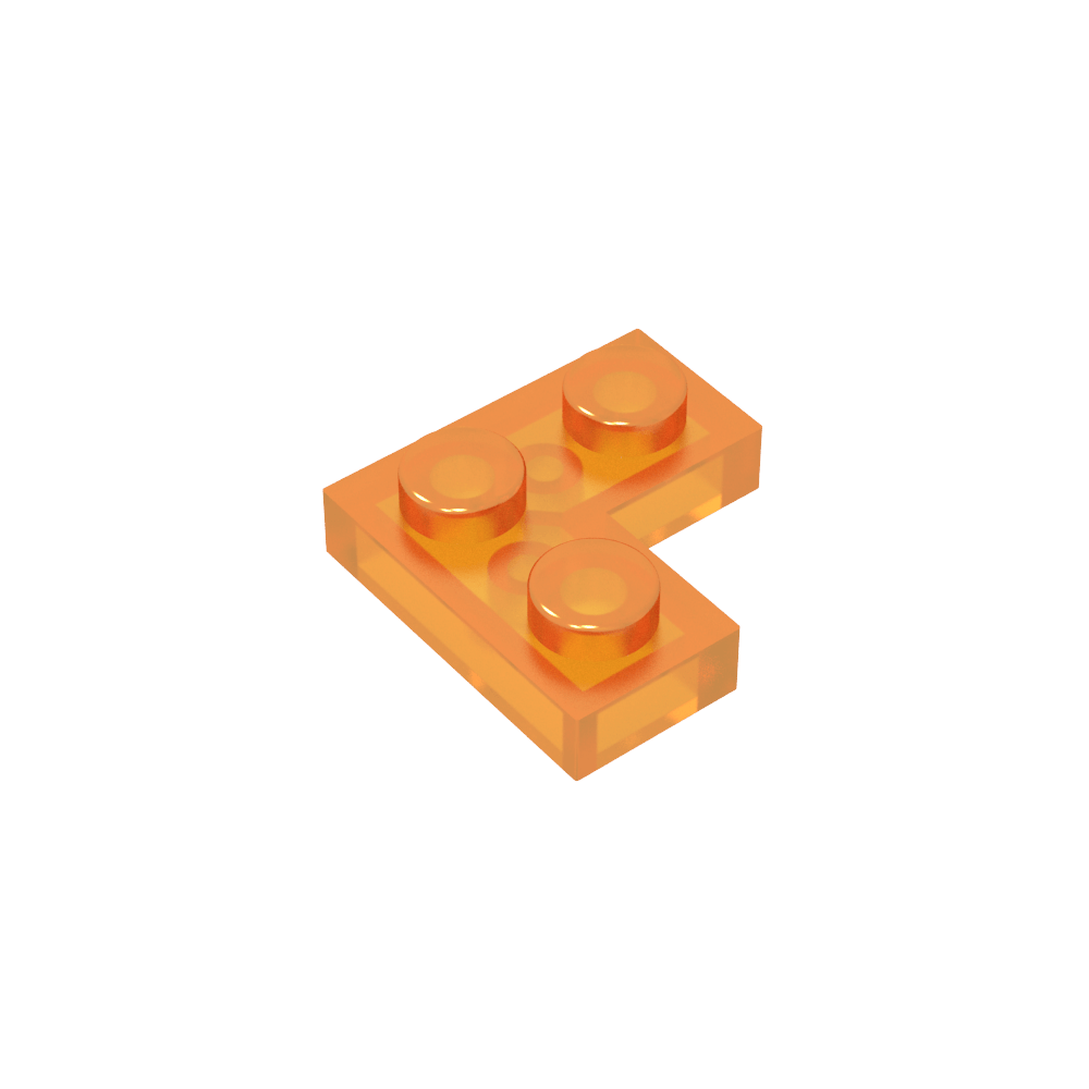 Placa 2 x 2 Esquina-MyGobricksEs