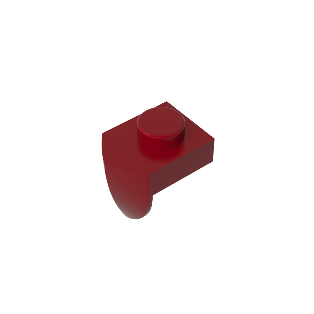 Placa Especial 1 x 1 con Diente Vertical-MyGobricksEs