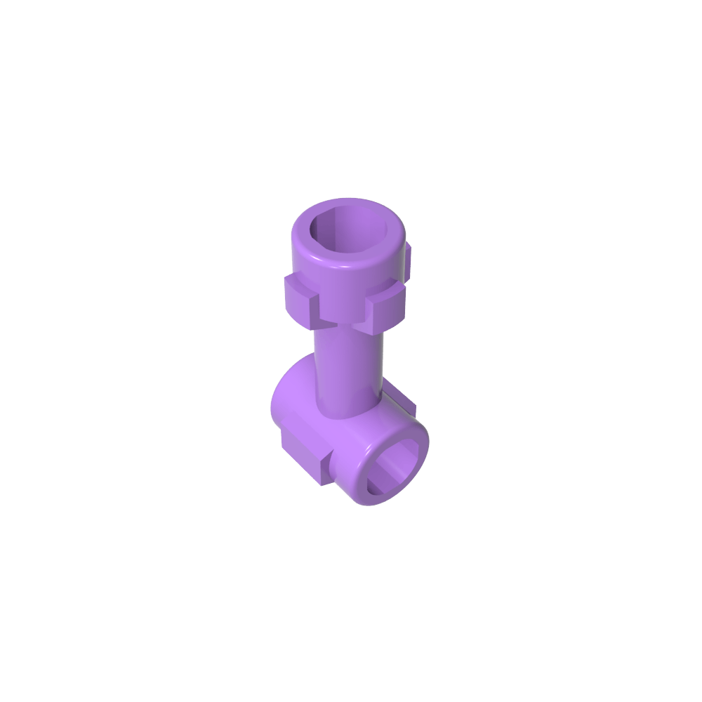 Barra de 1L con perno superior y dos pernos laterales-MyGobricksEs