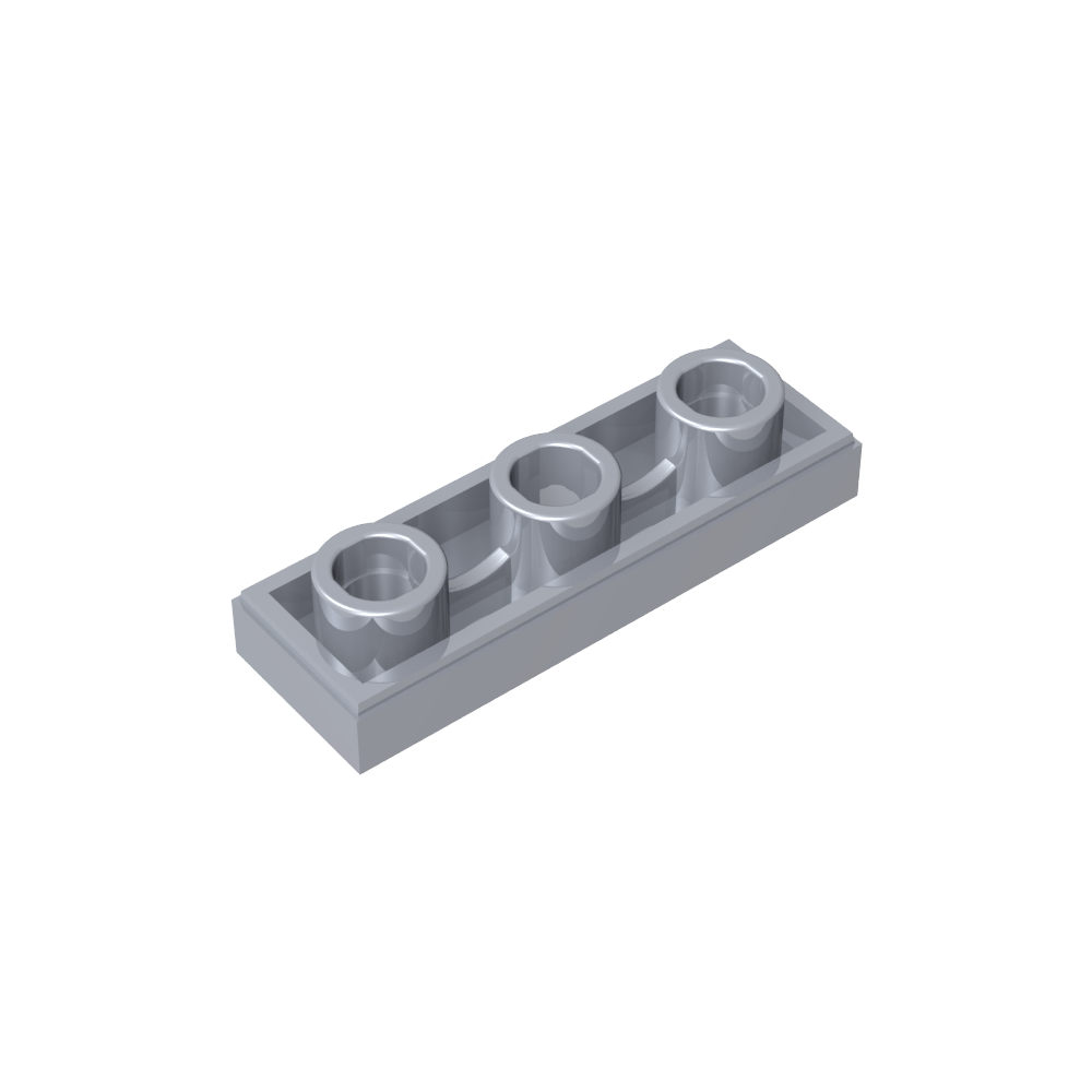 Azulejo especial 1 x 3 invertido con orificio central-MyGobricksEs