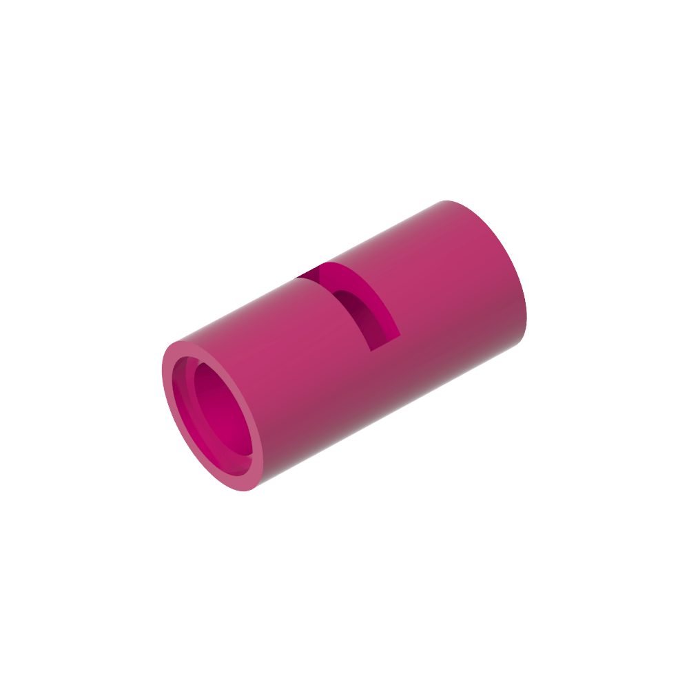 Conector de clavija Technic redondo [ranurado]-MyGobricksEs