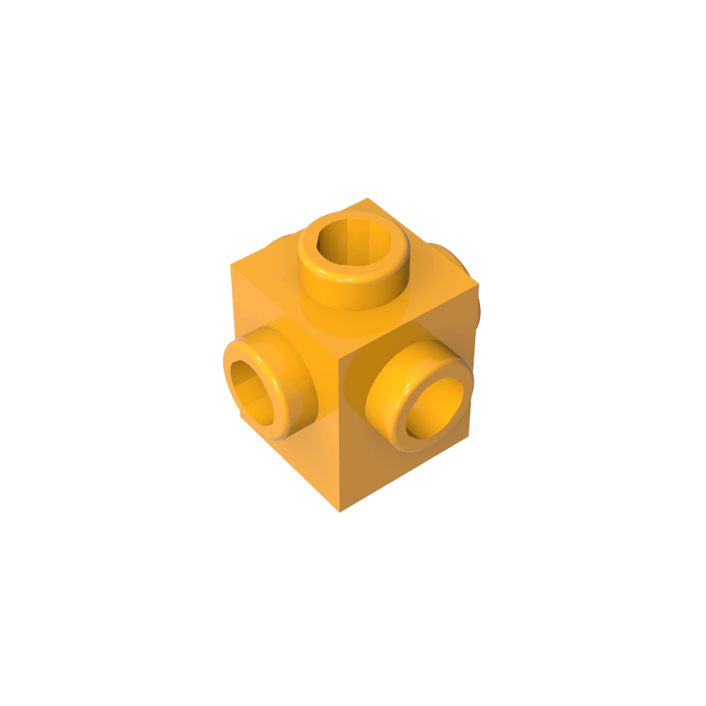 Ladrillo especial 1 x 1 pernos en los 4 lados-MyGobricksEs
