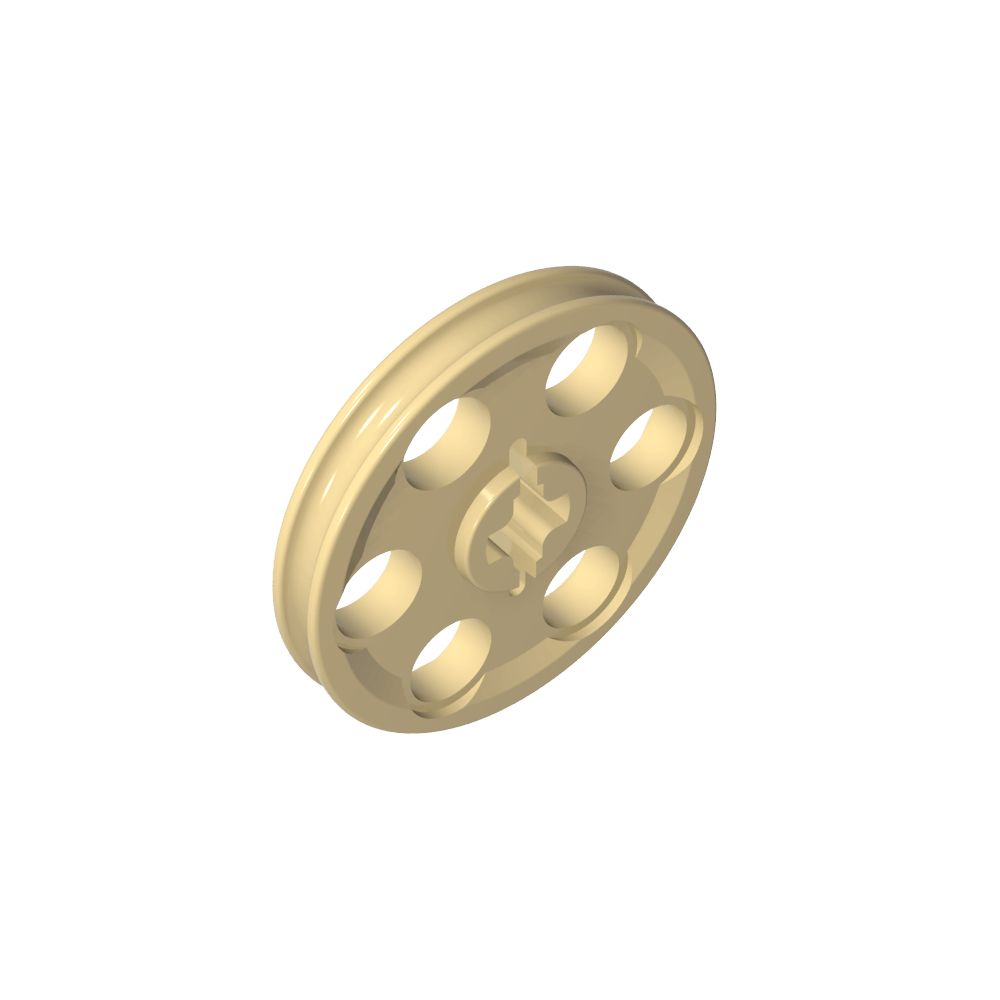 Rueda de correa de cuña Technic [también conocida como polea]-MyGobricksEs