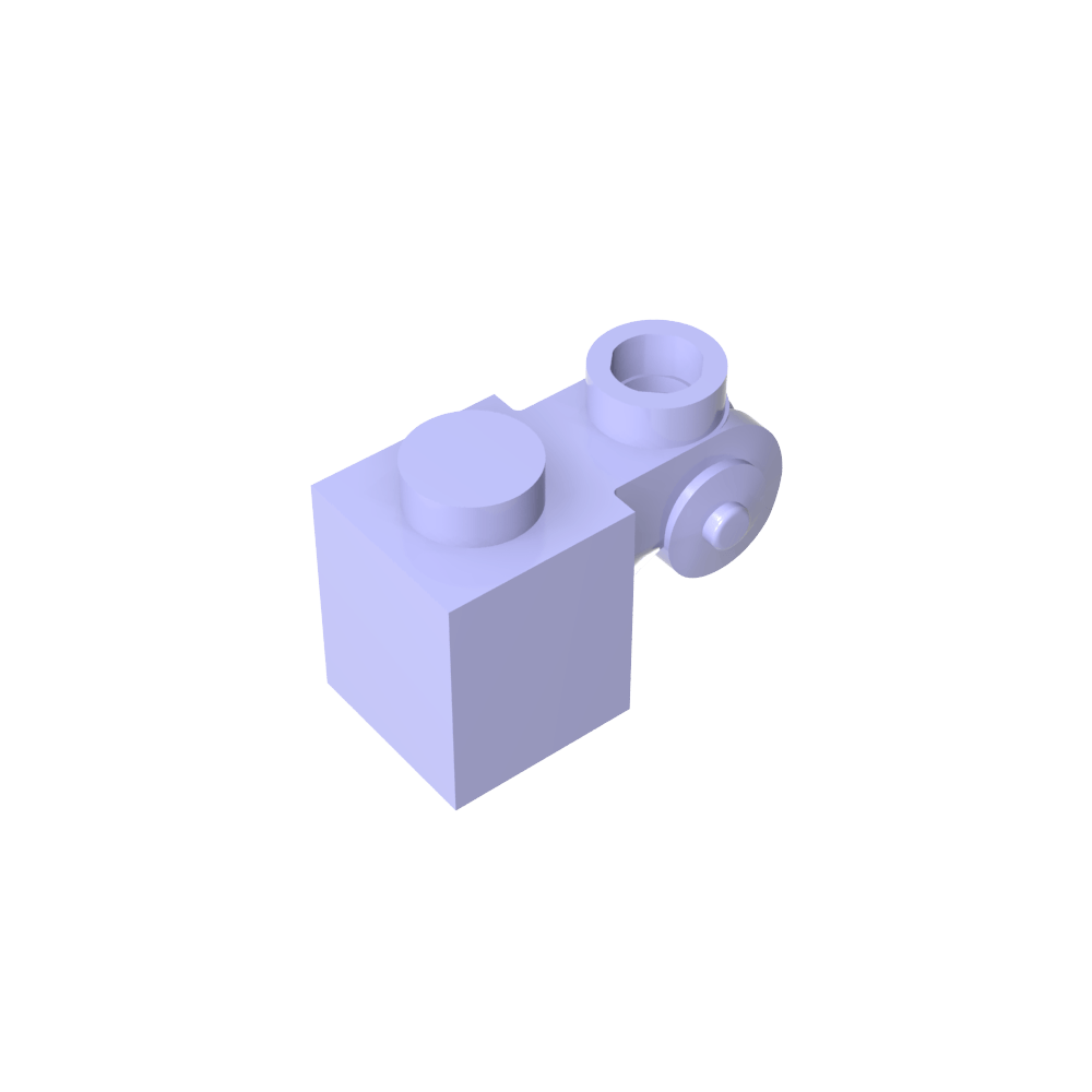 Ladrillo Especial 1 x 1 con Pergamino con Perno Abierto-MyGobricksEs