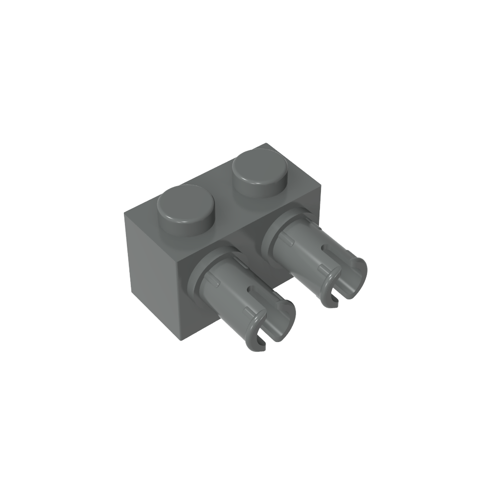 Ladrillo Especial 1 x 2 con 2 Pines-MyGobricksEs