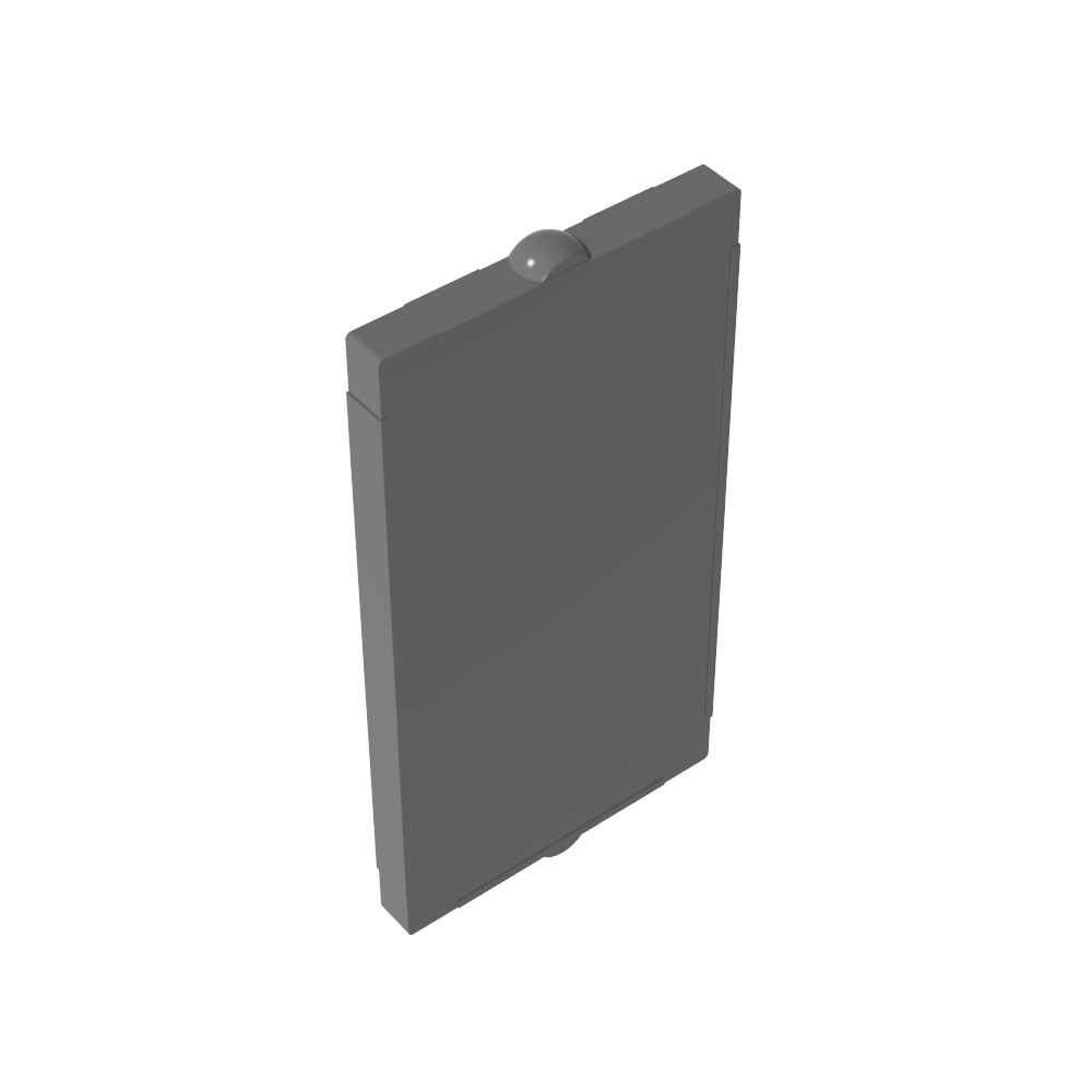 Vidrio para ventana 1 x 2 x 3 Frente plano-MyGobricksEs