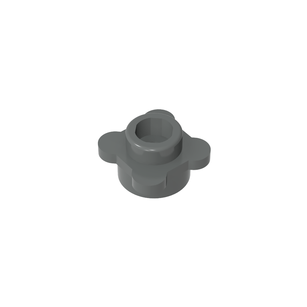 Planta, Flor, Plato Redondo 1 x 1 con 4 Pétalos-MyGobricksEs