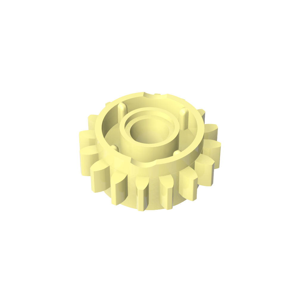 Engranaje Technic de 16 dientes con embrague en ambos lados-MyGobricksEs