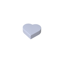 Azulejo 1 x 1 Corazón-MyGobricksEs
