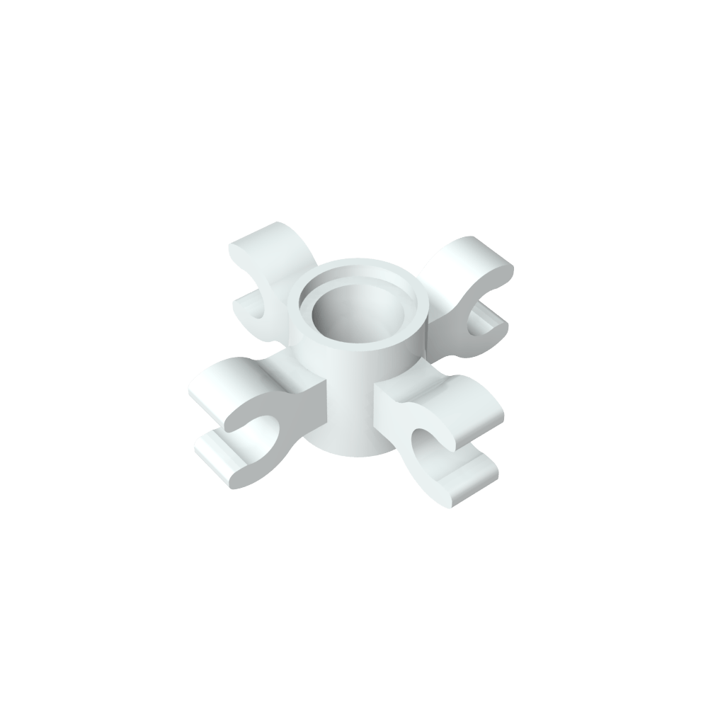 Conector Technic Pin Redondo con 4 Clips-MyGobricksEs