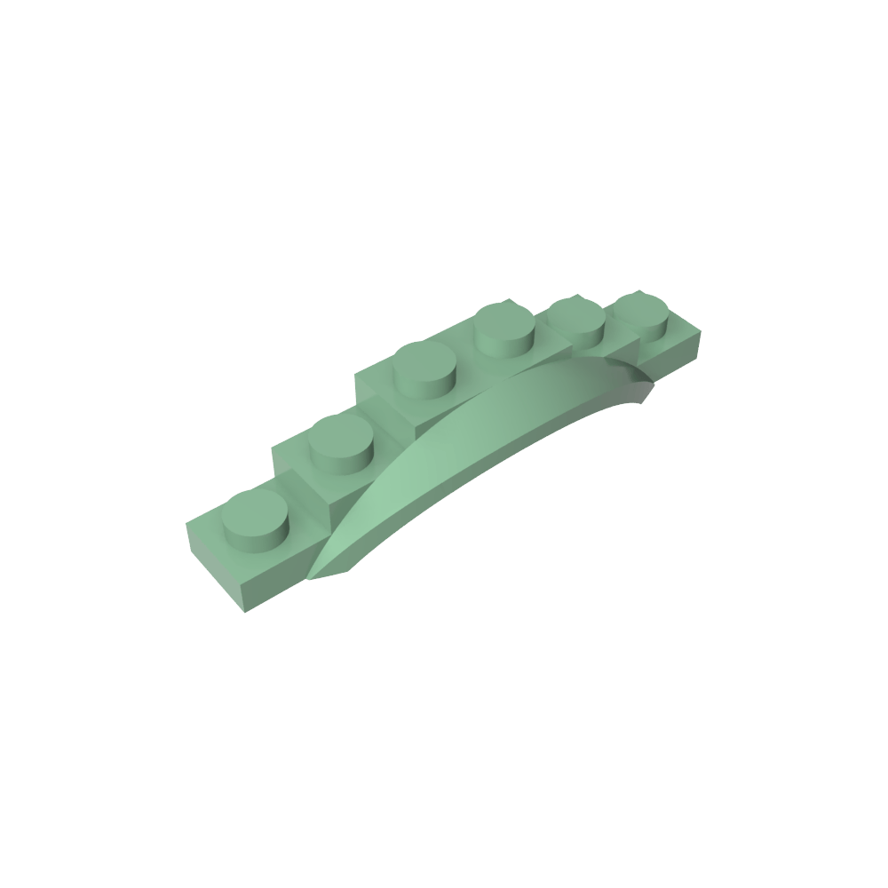Paso de rueda, guardabarros, 1 1/2 x 6 x 1 [Arco extendido]-MyGobricksEs