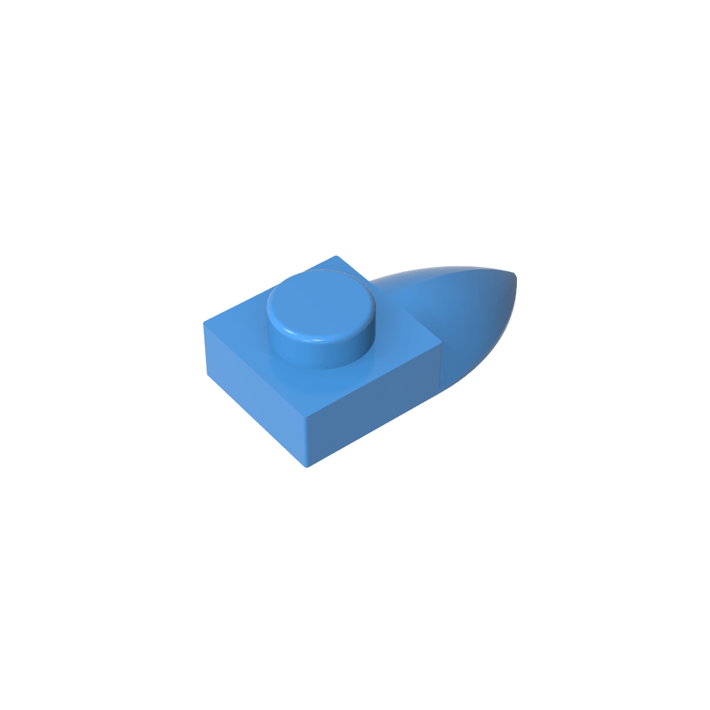 Placa Especial 1 x 1 con Diente-MyGobricksEs