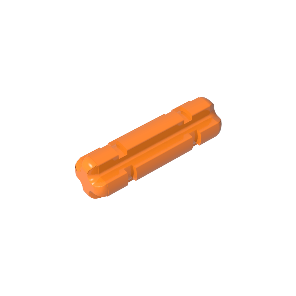Eje Technic 2 con muescas-MyGobricksEs