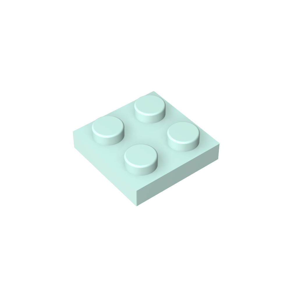Placa 2 x 2-MyGobricksEs