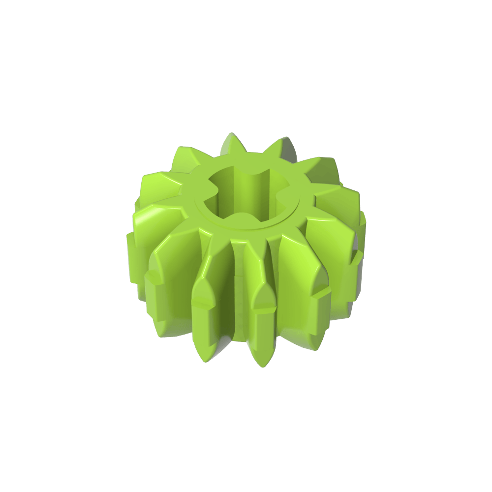 Technic Gear 12 dientes doble bisel-MyGobricksEs