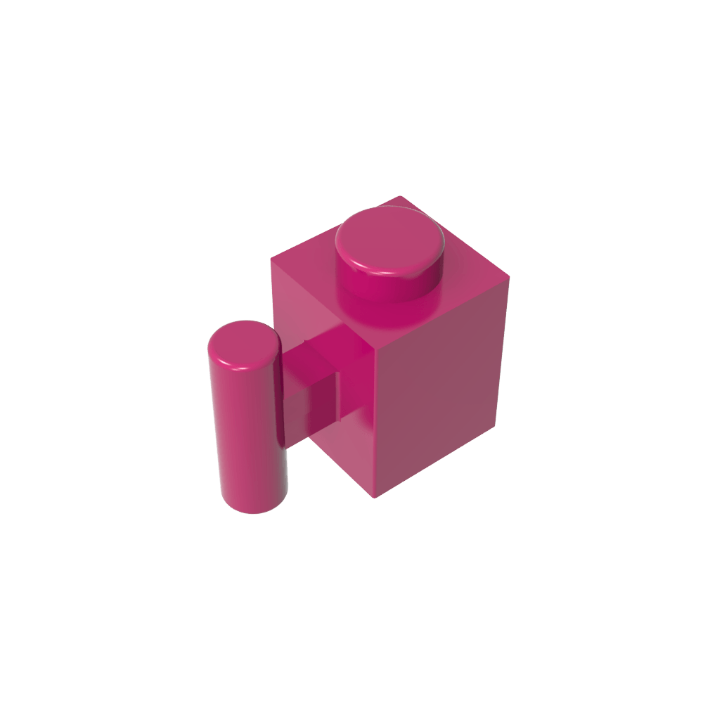 Ladrillo Especial 1 x 1 con Mango-MyGobricksEs