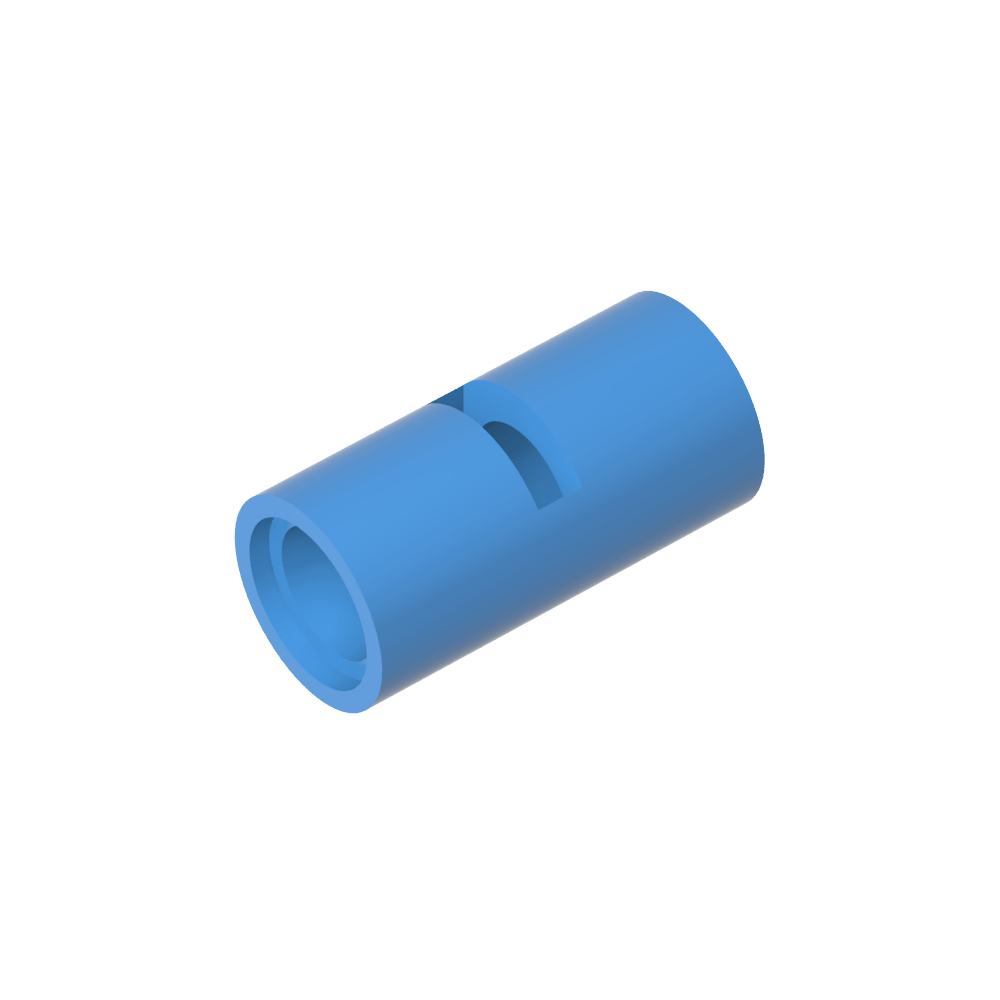 Conector de clavija Technic redondo [ranurado]-MyGobricksEs