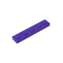 Placa 1 x 5-MyGobricksEs