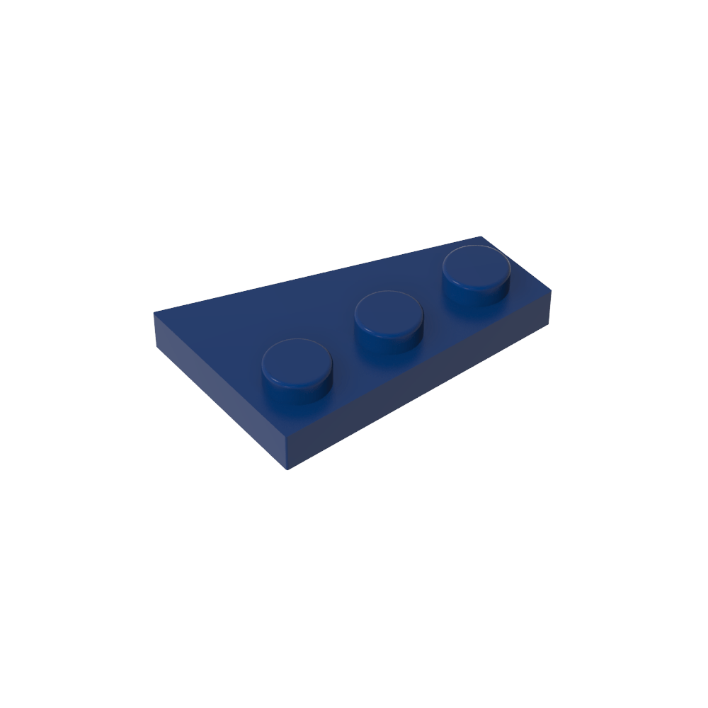 Placa de cuña 3 x 2 izquierda-MyGobricksEs