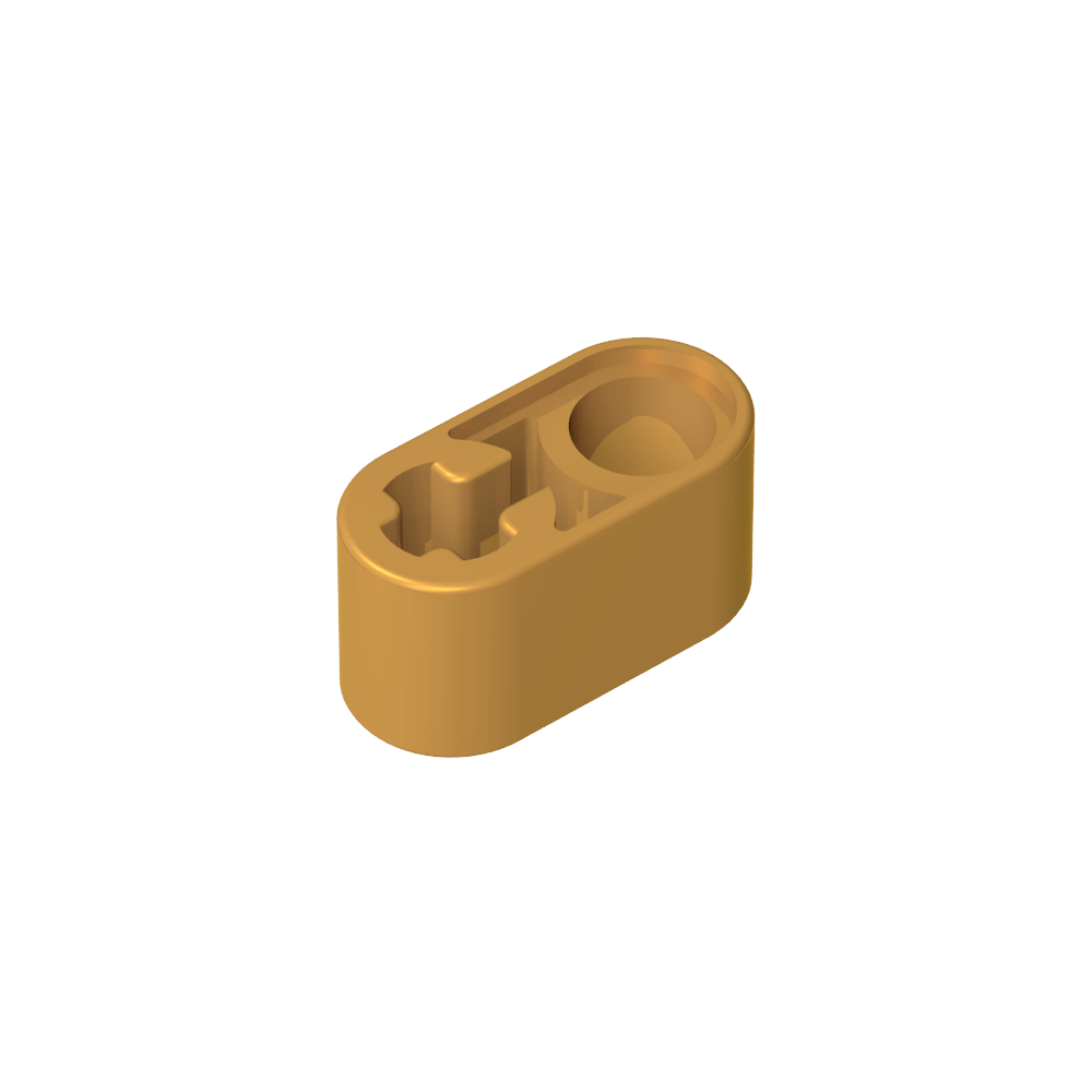 Viga Technic de 1 x 2 de Grosor con Orificio para Pasador y Orificio para Eje-MyGobricksEs
