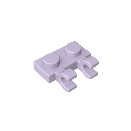 Placa especial 1 x 2 con clips horizontales [clips en U gruesos]-MyGobricksEs