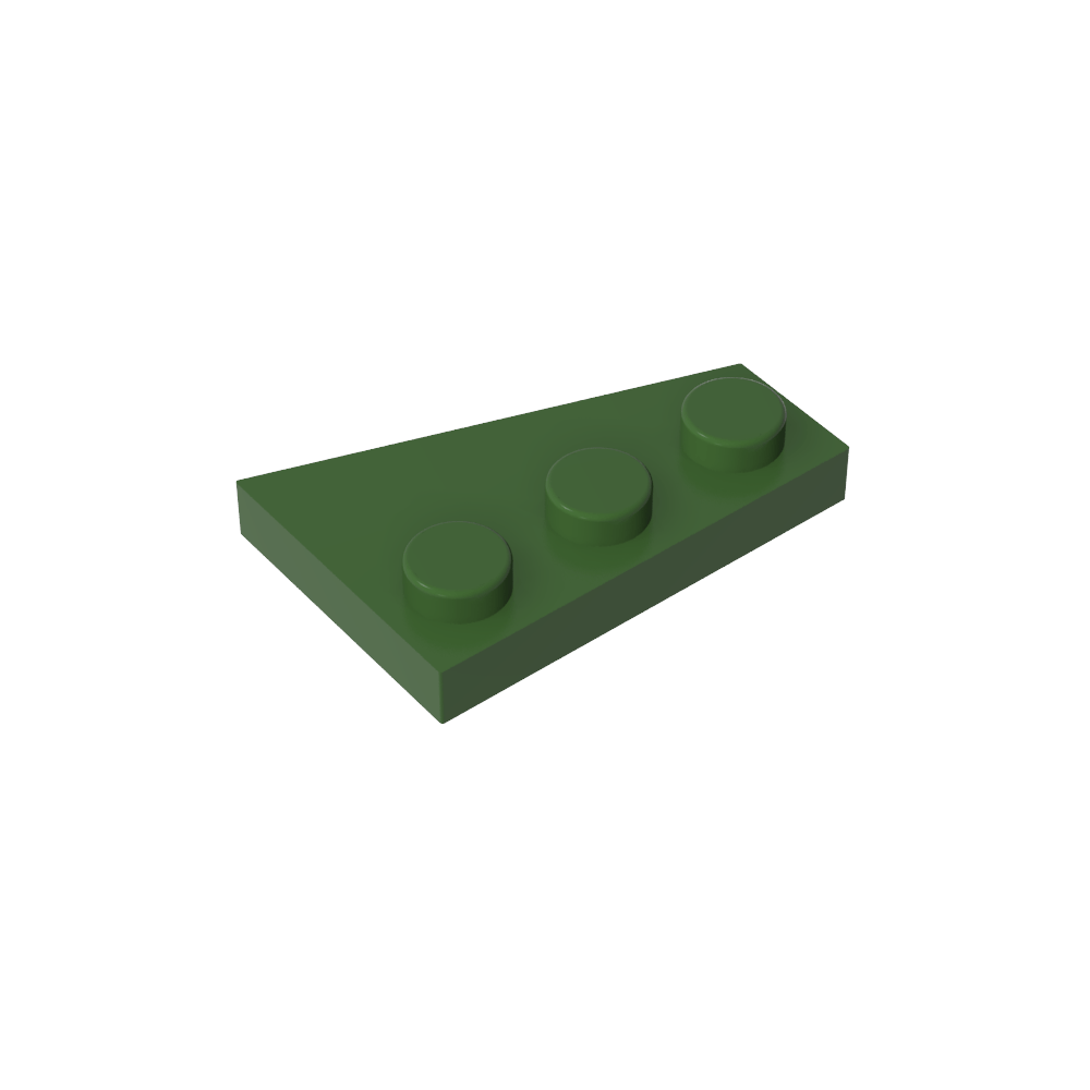 Placa de cuña 3 x 2 izquierda-MyGobricksEs