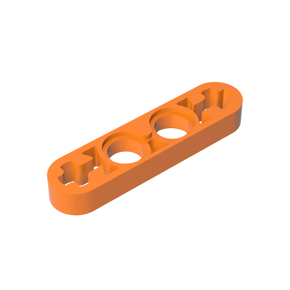 Viga técnica 1 x 4 delgada-MyGobricksEs