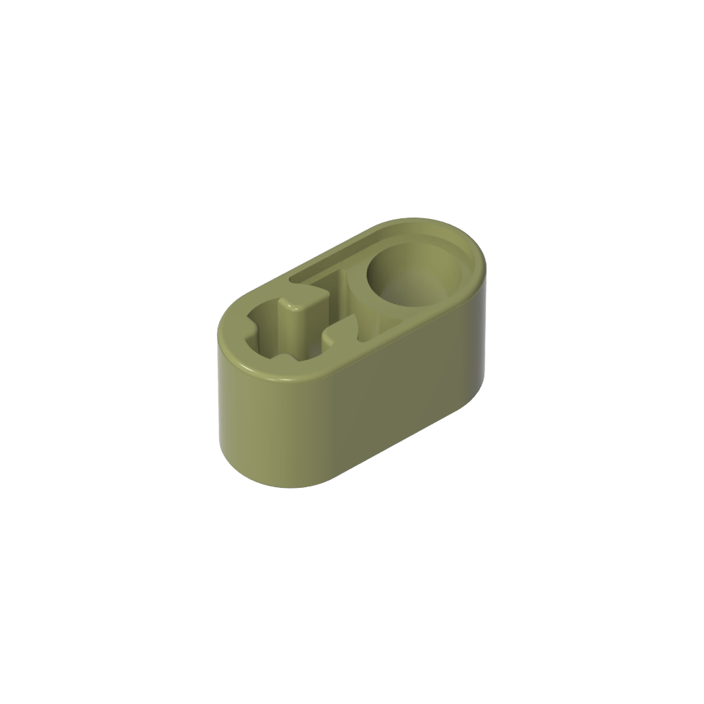 Viga Technic de 1 x 2 de Grosor con Orificio para Pasador y Orificio para Eje-MyGobricksEs