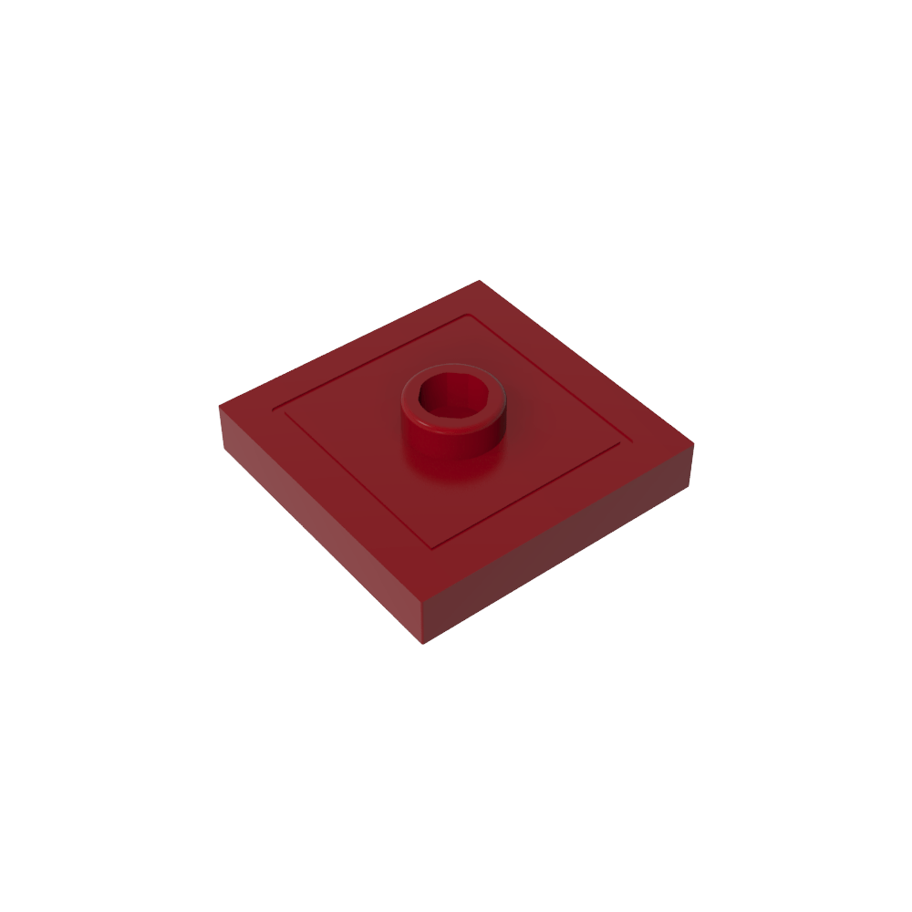 Placa especial 2 x 2 con ranura y perno central (puente)-MyGobricksEs