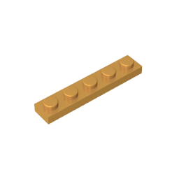 Placa 1 x 5-MyGobricksEs