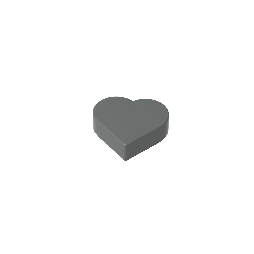 Azulejo 1 x 1 Corazón-MyGobricksEs