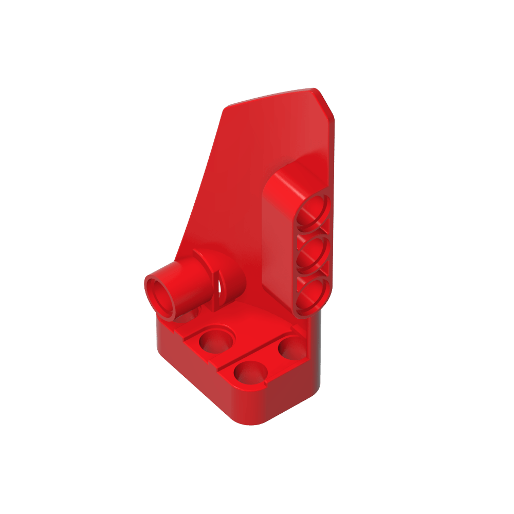 Carenado de panel técnico n.° 4 pequeño, liso, largo, lado B-MyGobricksEs