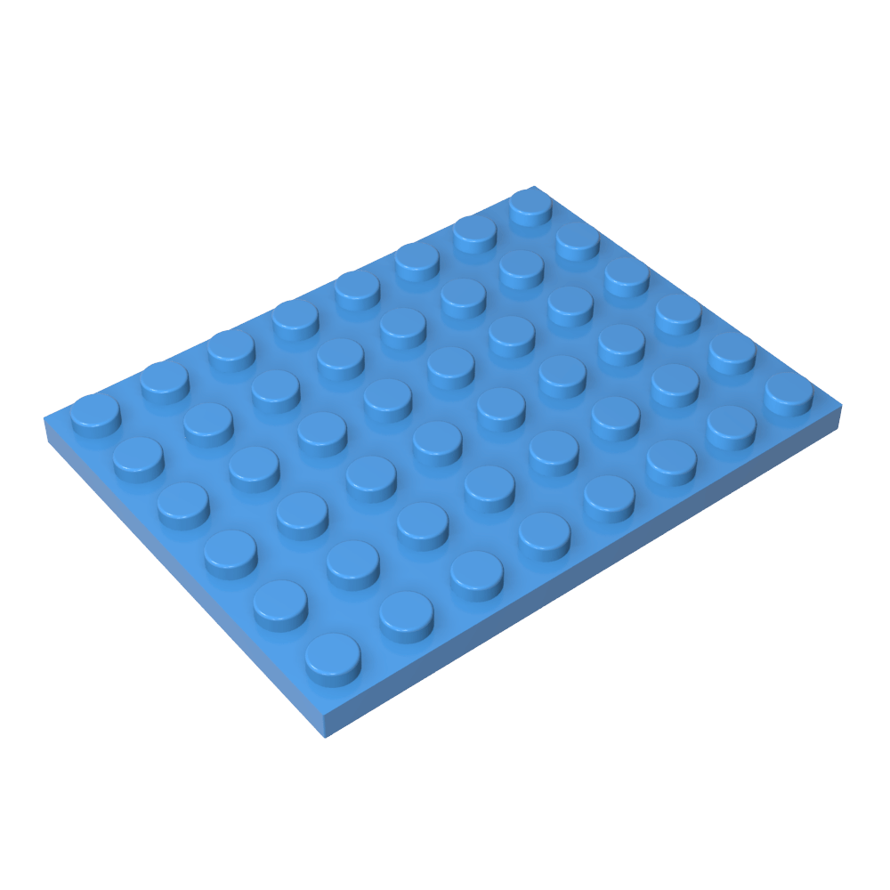 Placa 6 x 8-MyGobricksEs
