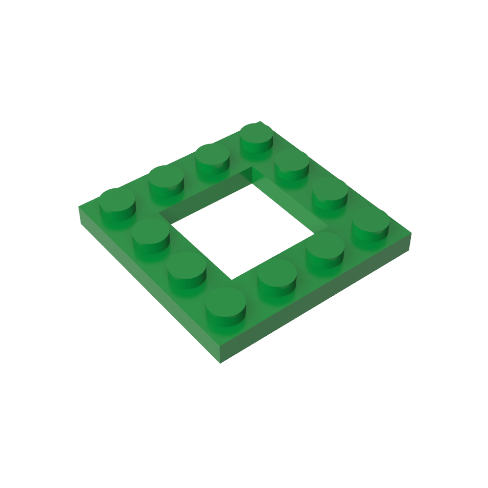 Placa especial 4 x 4 con recorte 2 x 2-MyGobricksEs